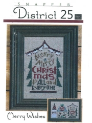 Stickvorlage Bent Creek - District 25 - Merry Wishes w/button