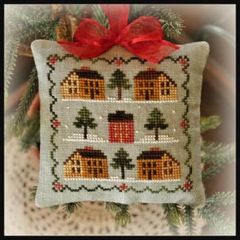 Stickvorlage Little House Needleworks - 2012 Ornament - Saltbox Village
