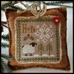 Stickvorlage Little House Needleworks - Little Sheep Virtues 1 Hope
