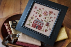 Stickvorlage Plum Street Samplers - A Red Cottage
