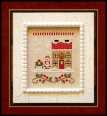 Stickvorlage Country Cottage Needleworks - Santa's Village 4 Mrs Claus Cookie Shop