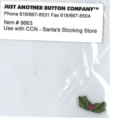 Just Another Button Company - Button Santa's Village Santa's Stocking Store