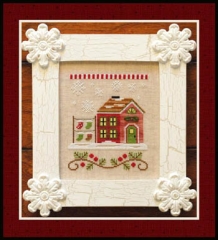 Stickvorlage Country Cottage Needleworks - Santas Village 5 Santas Stocking Store