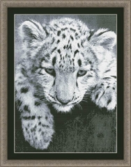 Stickvorlage Kustom Krafts - Black And White Leopard