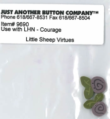 Just Another Button Company - Button Little Sheep Virtues Courage
