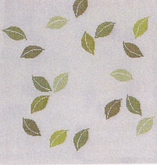Fremme Stickpackung - Läufer Blätter 31x97 cm