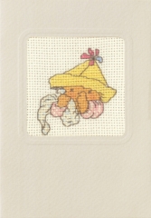 Stickpackung Permin - Passepartoutkarte Geburt 9x13 cm
