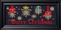 Stickvorlage Bobbie G. Designs - Its A Snowflake Christmas w/charms