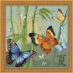 Riolis Stickpackung - Butterflies II (Ausverkauf)