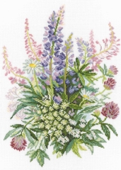 Stickpackung RTO - Clover and Lupines 26x36,5 cm