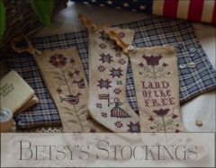 Stickvorlage Plum Street Samplers - Betsys Stockings