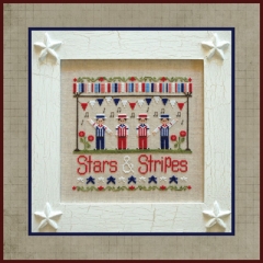 Stickvorlage Country Cottage Needleworks - Stars & Stripes