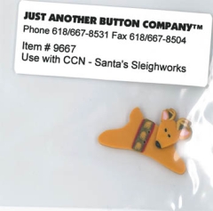Just Another Button Company - Button Santa's Village Santa's Sleighworks