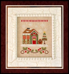 Stickvorlage Country Cottage Needleworks - Santa's Village 10 Gingerbread Emporium