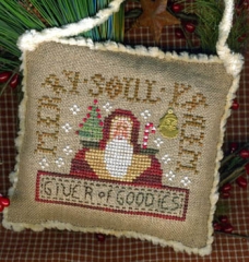 Stickvorlage Homespun Elegance Ltd - Merry Merry Soul Santa