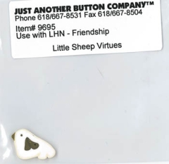 Just Another Button Company - Button Little Sheep Virtues Friendship