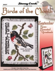 Stickvorlage Stoney Creek Collection - Bird Of The Month September