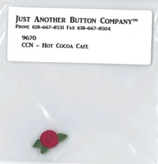 Just Another Button Company Button Santa's Village Hot Cocoa Cafe