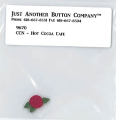 Just Another Button Company - Button Santa's Village Hot Cocoa Cafe