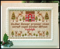 Stickvorlage Country Cottage Needleworks - Reindeer Games