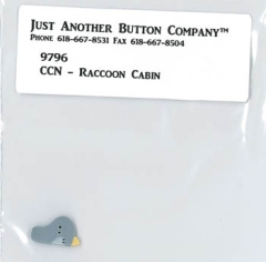 Just Another Button Company - Button Raccoon Cabin