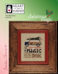 Stickvorlage Heart In Hand Needleart - Christmas Magic (w/emb)