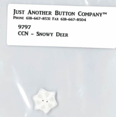 Just Another Button Company - Button Snowy Deer