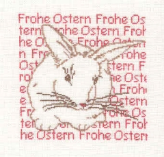 Stickvorlage Gisela Süskind Frohe Ostern 2014