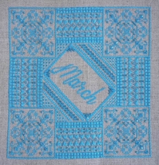 Stickvorlage Northern Expressions Needlework - Aquamarine - March