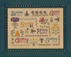 Stickvorlage Elizabeths Designs - Antique Bee Sampler