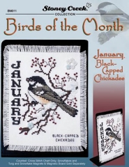Stickvorlage Stoney Creek Collection - Bird Of The Month January
