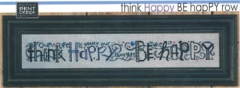 Stickvorlage Bent Creek - Think Happy Be Happy Row