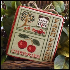 Stickvorlage Little House Needleworks - Farm Fresh Cherries