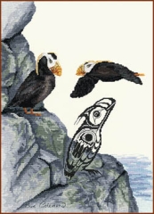 Stickvorlage The Stitching Studio - Tufted Puffin