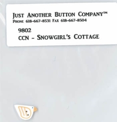 Just Another Button Company - Button Snowgirl's Cottage