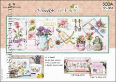 Stickvorlage Soda Stitch - Flower Garden