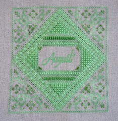 Stickvorlage Northern Expressions Needlework - August - Birthstone Peridot