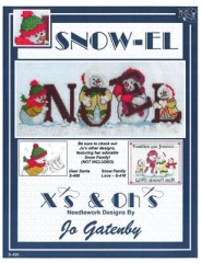 Stickvorlage Xs and Ohs - Snow-El
