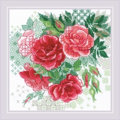 Riolis - Stickbild Red Rose Hip