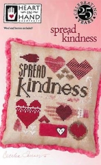Stickvorlage Heart In Hand Needleart - Spread Kindness (w/emb)