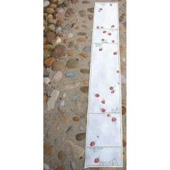 Fremme Stickpackung - Läufer Erdbeeren 20x140 cm