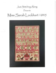 Stickvorlage Just Stitching Along Miss Sarah Lockhart 1845 