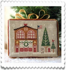 Stickvorlage Little House Needleworks - Hometown Holiday - Firehouse