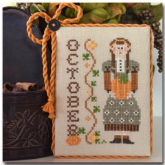 Stickvorlage Little House Needleworks - Calendar Girls - October