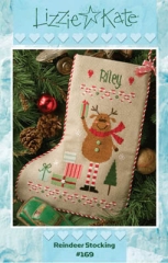 Stickvorlage Lizzie Kate - Reindeer Stocking