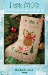 Stickvorlage Lizzie Kate - Reindeer Stocking (Ausverkauf)