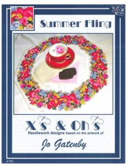 Stickvorlage Xs and Ohs - Summer Fling