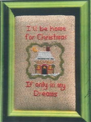 Stickvorlage Pickle Barrel Designs - I'll Be Home For Christmas