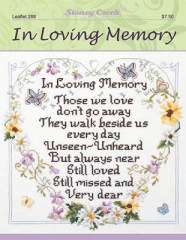 Stickvorlage Stoney Creek Collection - In Loving Memory