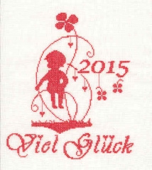 Stickvorlage Gisela Süskind Viel Glück 2015